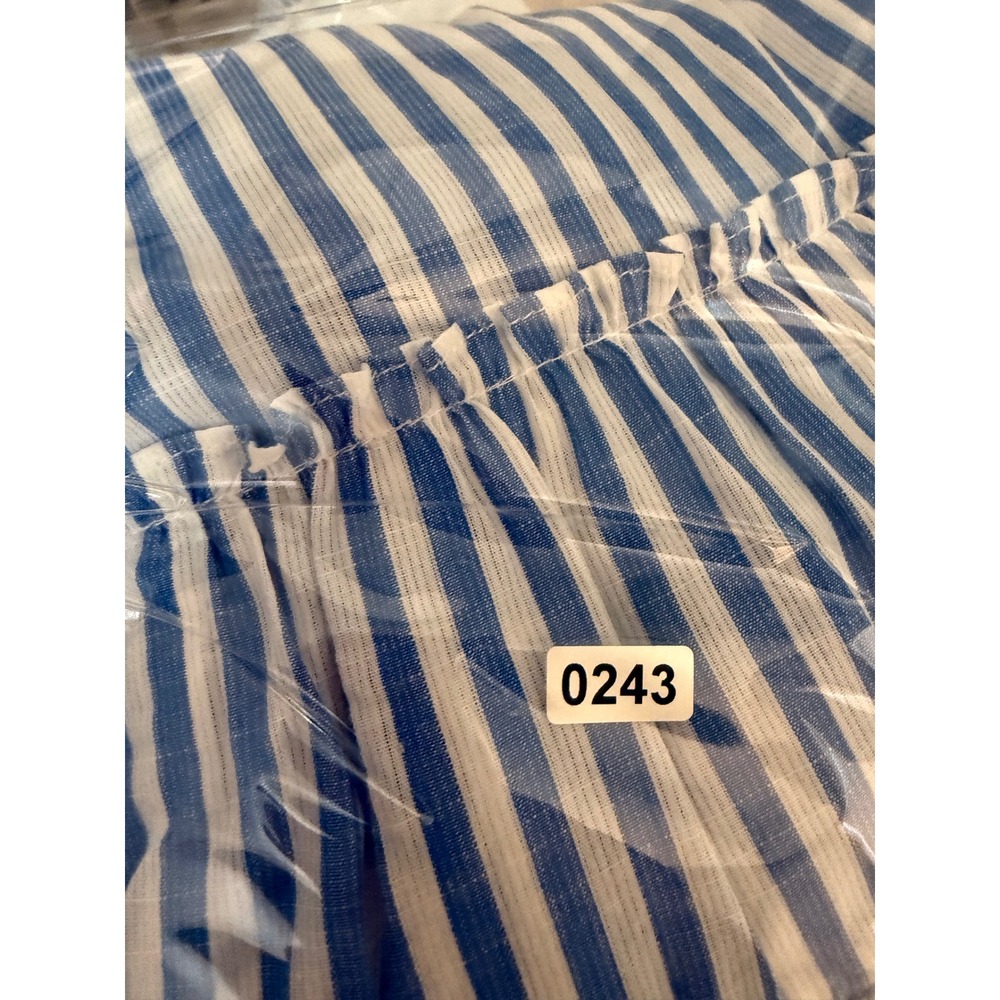 Tuckernuck Savannah Stripe Crawford Dress Red White Blue Tiered Mini L Patriotic - Picture 10 of 10